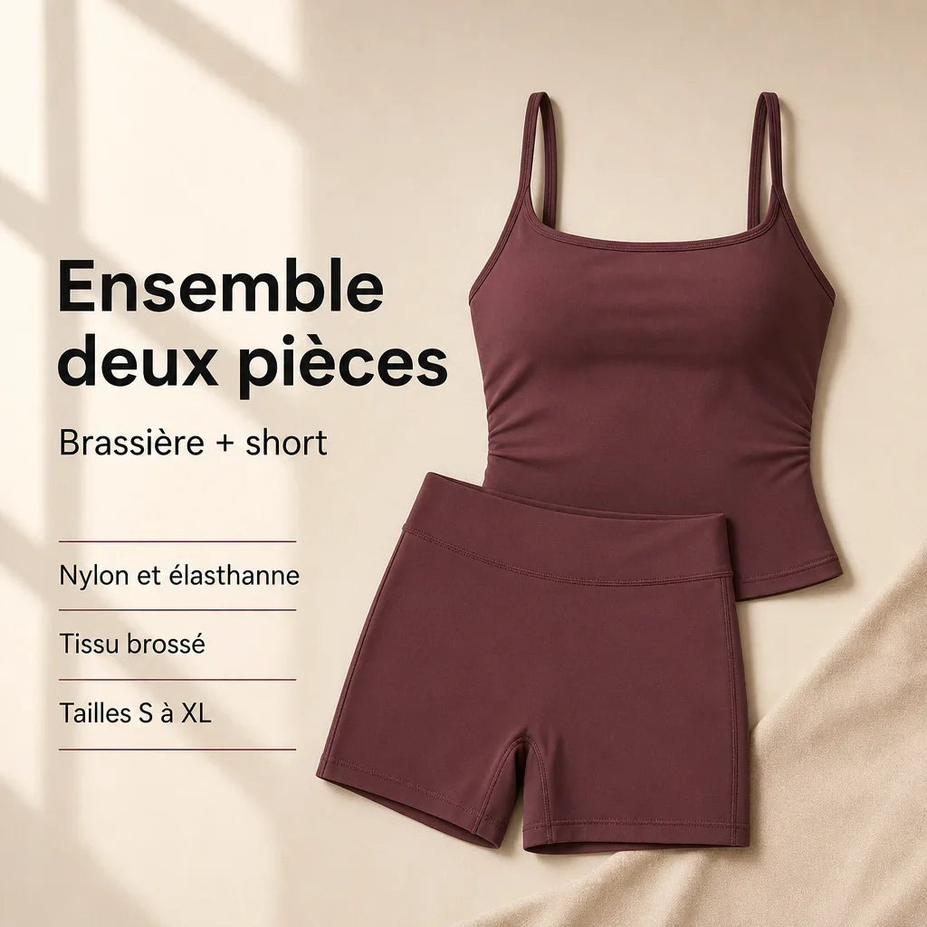 [Scale AI] benefits_list — Ensemble brassière et short de sport